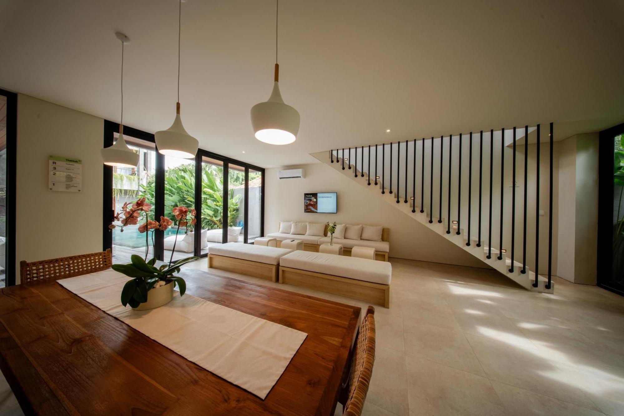 Thehub Pererenan Coworking, Pool And Rooftop チャングー エクステリア 写真