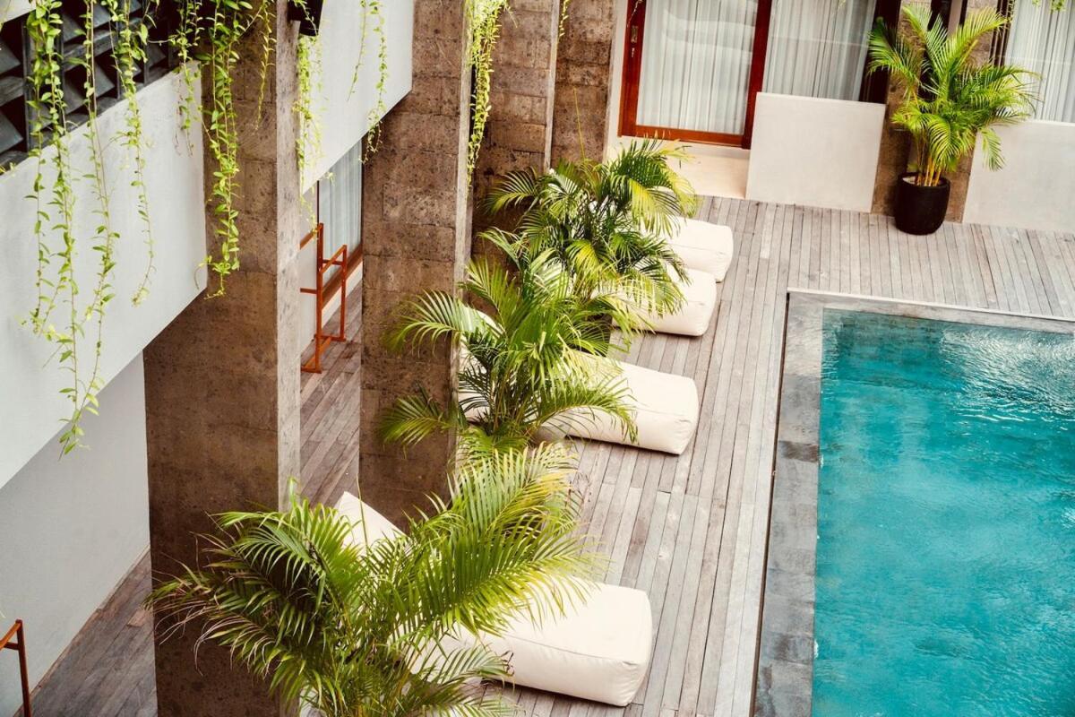 Thehub Pererenan Coworking, Pool And Rooftop チャングー エクステリア 写真